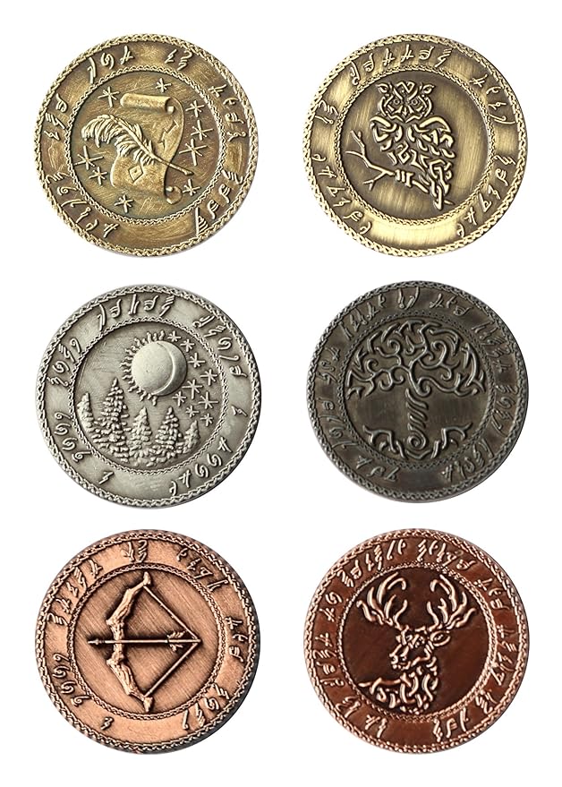 Battle-Merchant LARP-Münzen Elfen - Währung Spielgeld