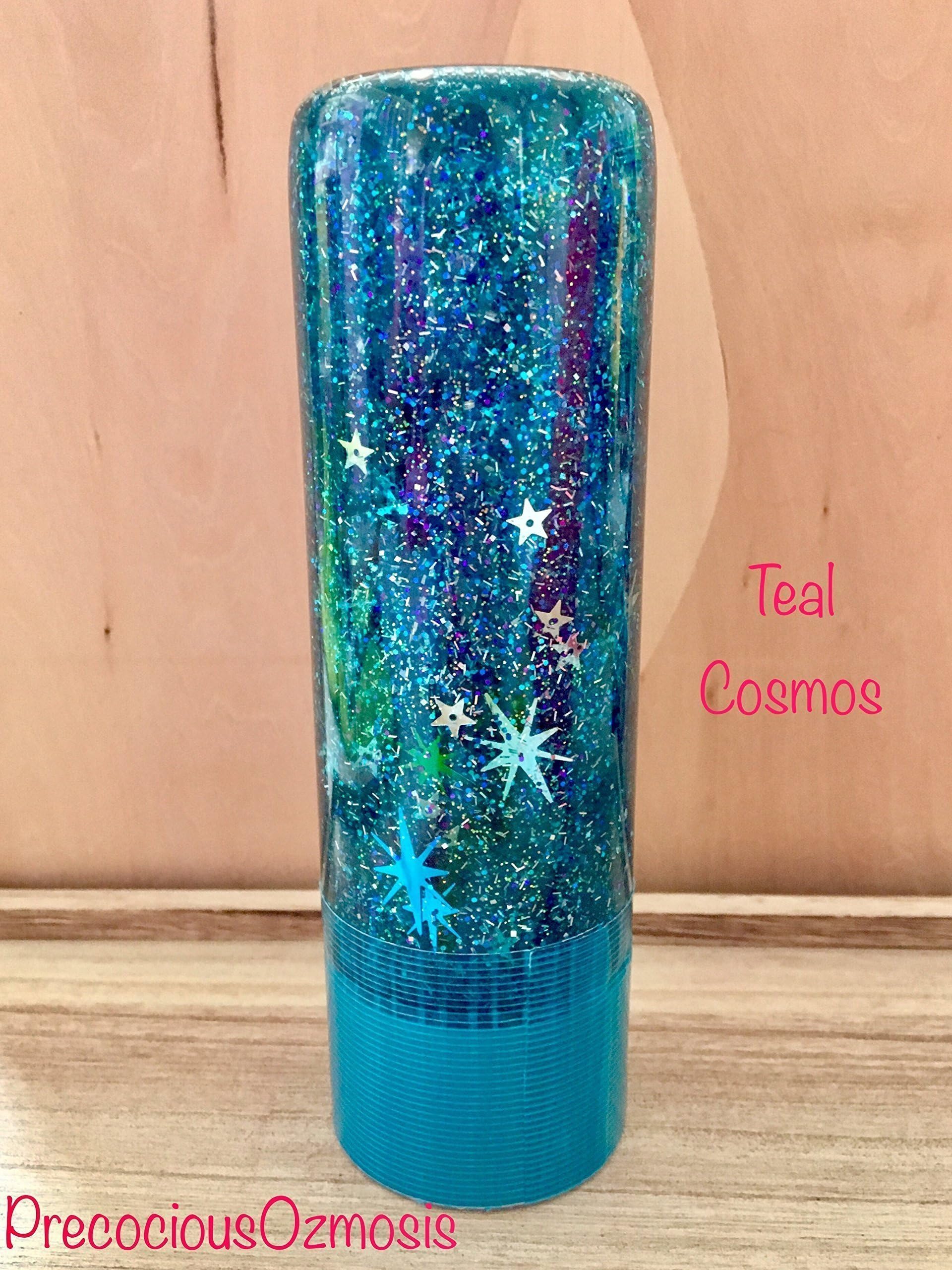 Teal Cosmos Sensory Bottle, 11.16 oz
