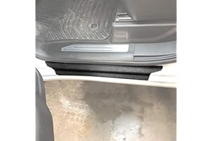 Red Hound Auto Door Entry Guard Scratch Shield Compatible with Chevrolet Silverado GMC Sierra 2019-2024 1500 Crew Cab and 2020-2024 2500HD and 3500HD 4 Door 10 Piece Custom Fit Door Sill Scuff Paint