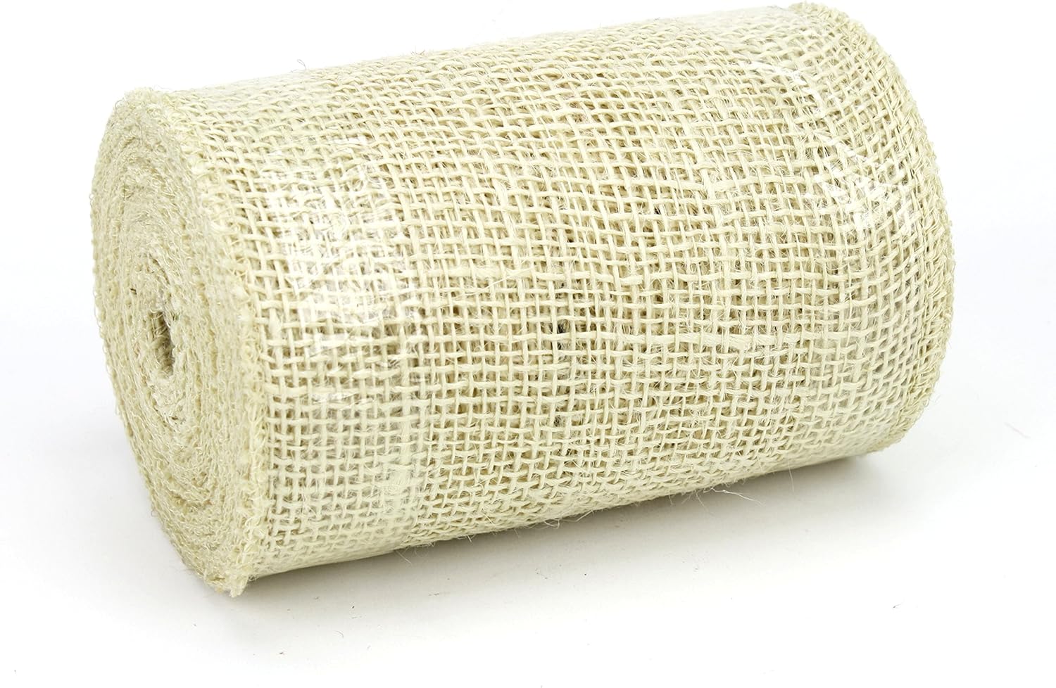 ivory burlap ribbon