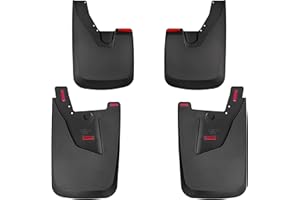 Tecoom Custom Mud Flaps Splash Guards Fit for 2019-2023 Ram 2500/3500 Trucks with OEM Fender Flares(not Power Wagon), Black Front and Rear Mud Guard Set of 4