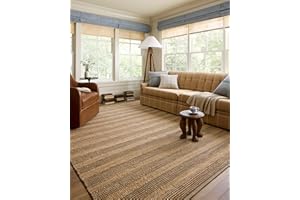 Loloi Chris Loves Julia Judy Collection JUD-06 Natural/Chocolate 2'-3" x 3'-9" Accent Rug