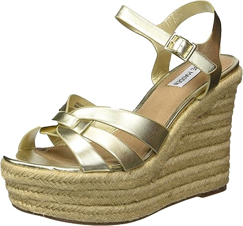 steve madden gold wedge sandals