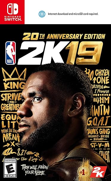 what does nba 2k19 20th anniversary edition come with