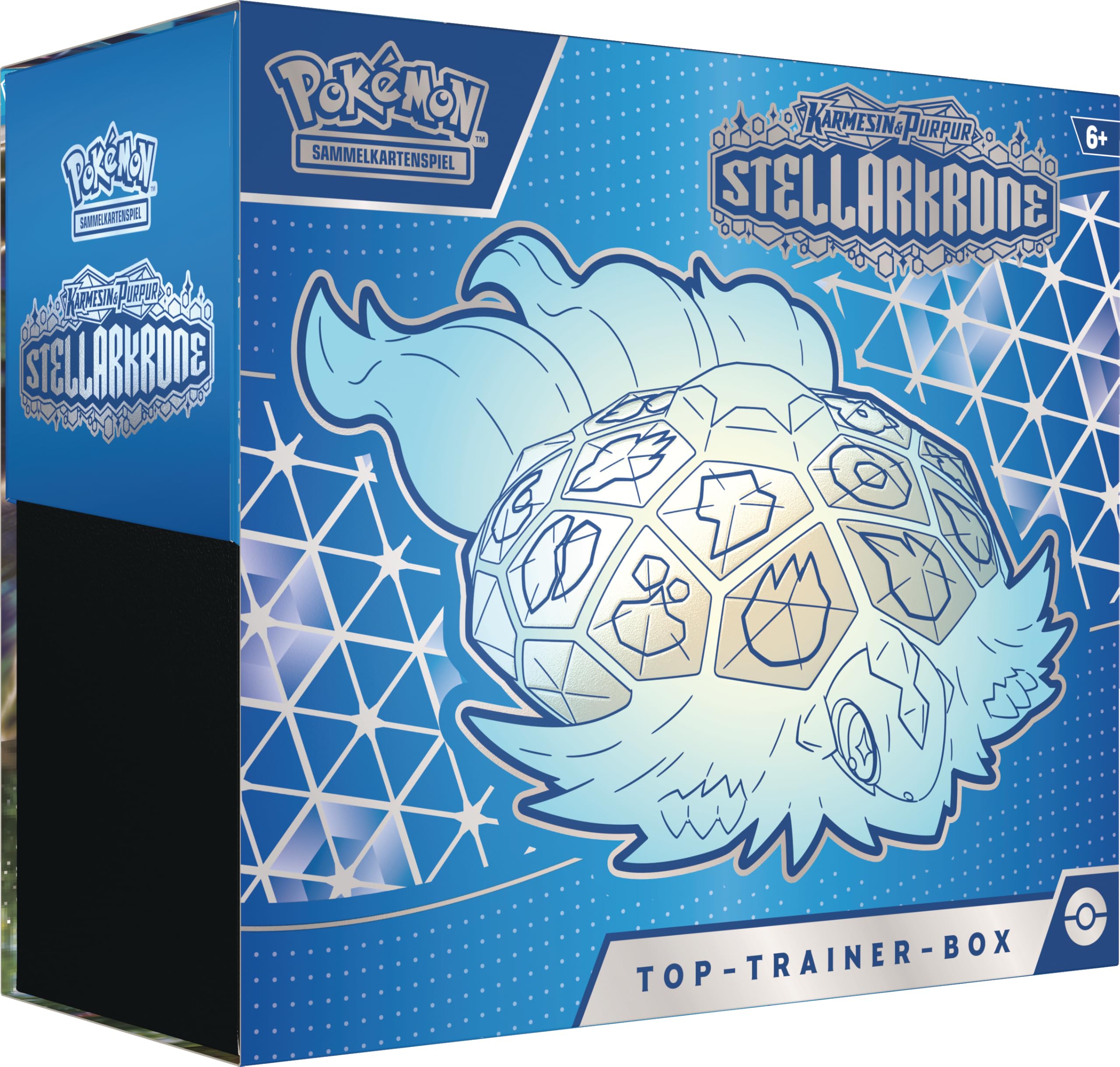 Pokémon - Trading Card Game: Top Trainer Box Crimson & Purple - Stellar Crown (1 Full Screen Promo Card, 9 Booster Packs & Premium Accessories)