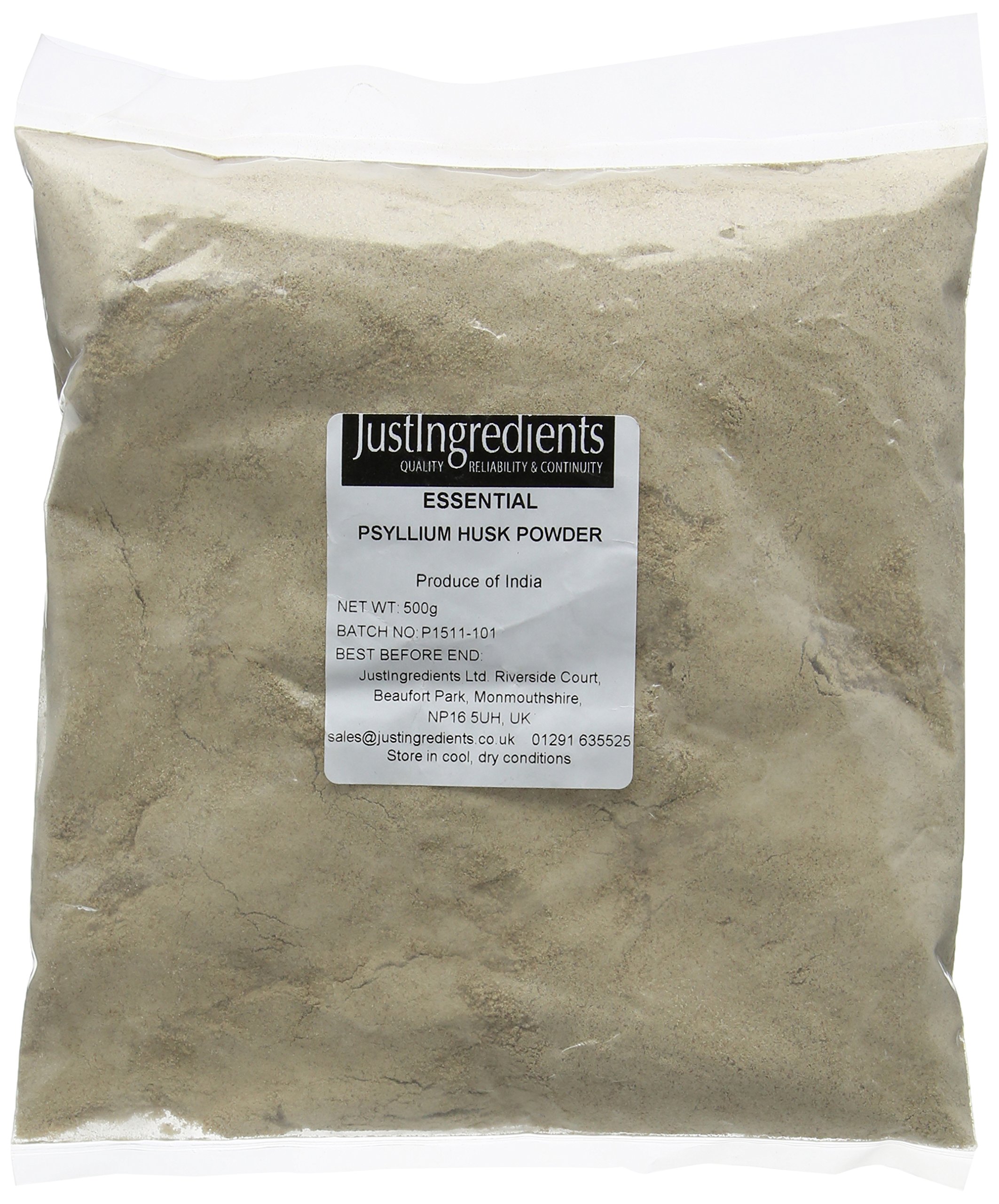 JustIngredients Essentials Psyllium Husk Powder 500 g