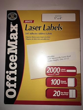 officemax label printing