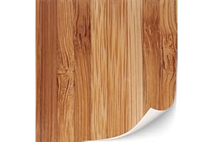 TEXTURKONTOR 3 Sheets Self-Adhesive Flooring for Dollhouse 1:12 Scale (Bamboo)