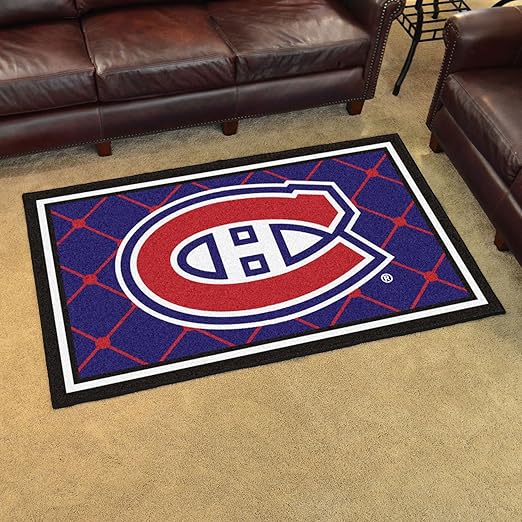 NHL Montreal Canadiens 4x6 Hockey Area Floor Rug Amazon.ca Home & Kitchen