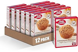 Betty Crocker Cinnamon Streusel Muffin and Quick Bread Mix, 13.9 oz. (Pack of 12)