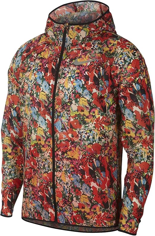 nike running windrunner jacket in multicolour