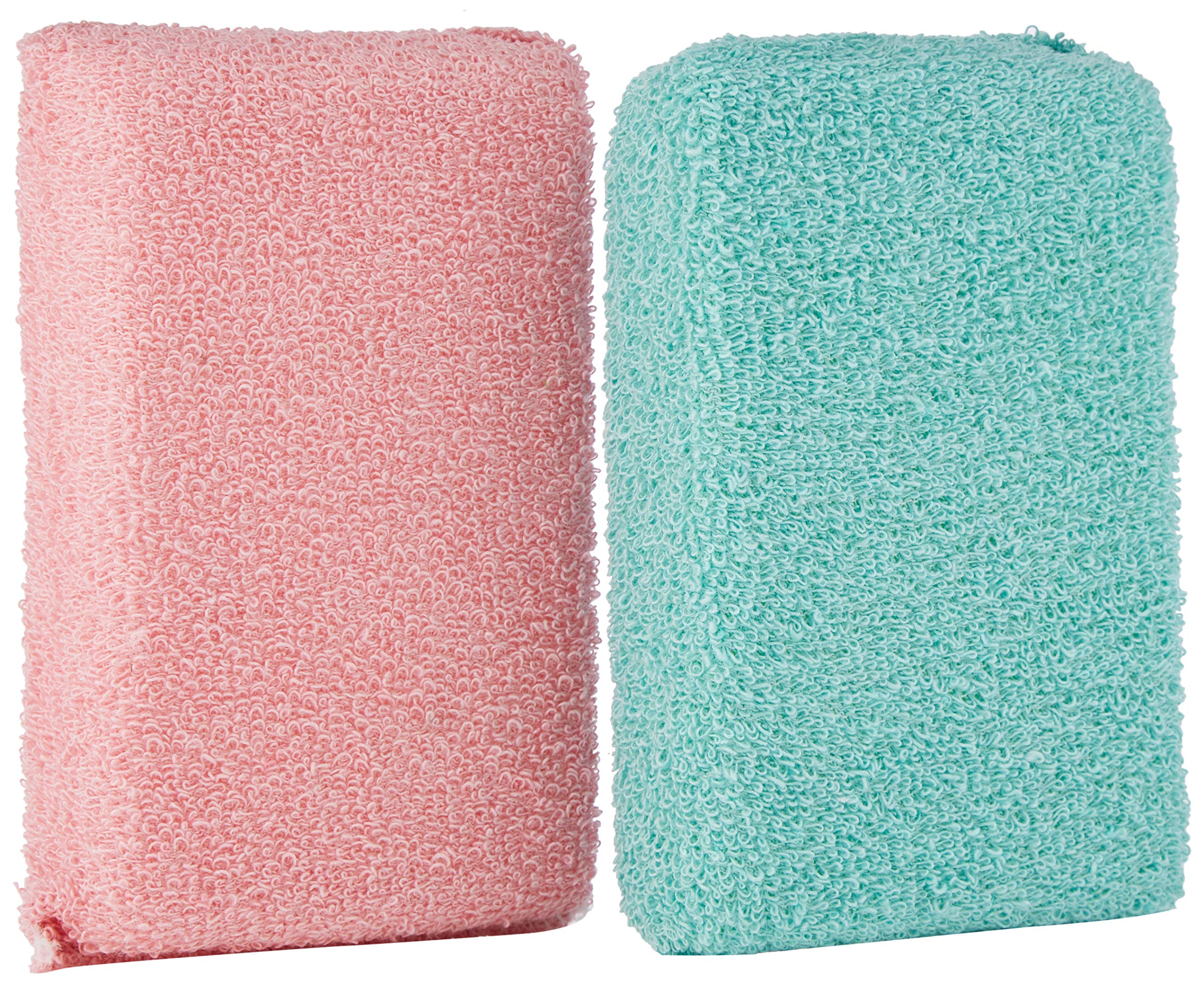 Mundo Floral Puff Sponge, Plastic, Polyester, 8x17x12 cm, 100 g