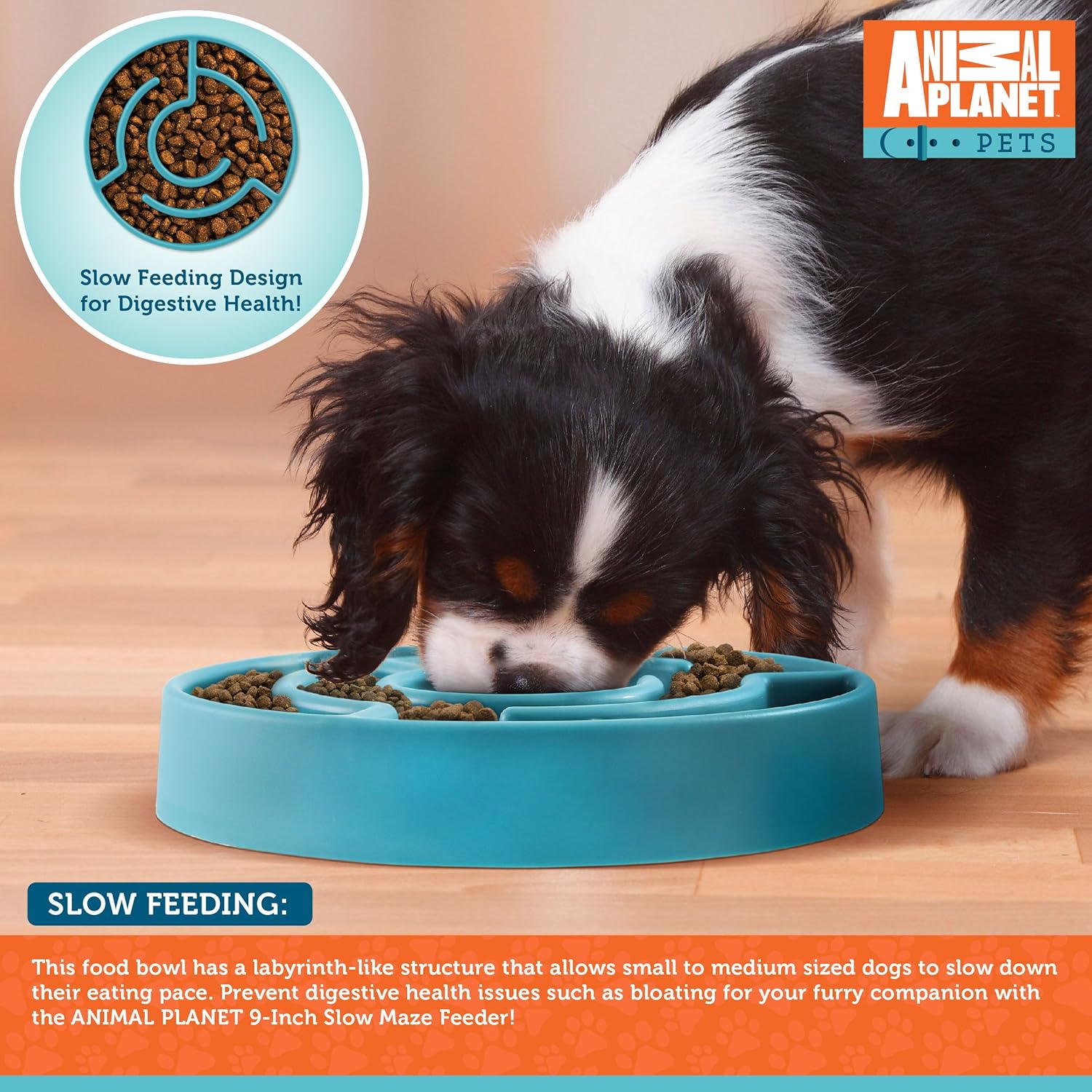 Animal Planet Slow Feed Maze Feeder Pet Bowl For Dogs And Cats