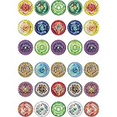 30 x Edible Cupcake Toppers &ndash; Blade Themed Collection of Edible Cake Decorations | Uncut Edible on Wafer Sheet