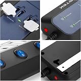 BESTEK 6 Way Extension Lead Surge Protector 900J 4 USB Ports 3250W 1.8m view 4