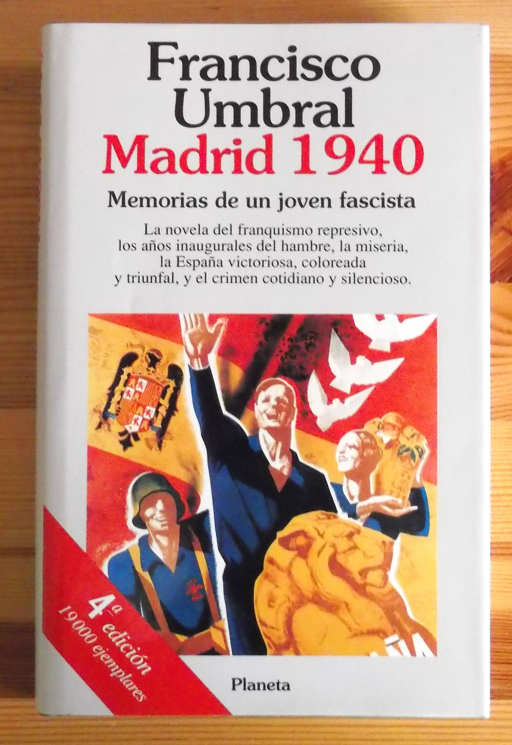 Portada de Madrid 1940 (memorias de un joven fascista)