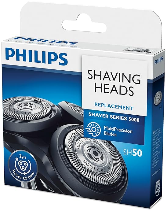 金盒特价 Philips 飞利浦 SH50/50 电动剃须刀替换刀头 适用于5000系列 ￥191 中亚Prime会员凑单免运费直邮到手约￥211