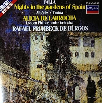ファリャ スペインの庭の夜 ロンドン フィルハーモニー管弦楽団 ファリャ アルベニス トゥリーナ ブルゴス ラファエル フリューベック デ ハルフター ロンドン フィルハーモニー管弦楽団 ラローチャ アリシア デ ファリャ スペインの庭の夜 ロンドン フィルハーモニー管弦楽団 ファリャ アルベニス トゥリーナ ブルゴス ラファエル フリューベック デ ハルフター ロンドン フィルハーモニー管弦楽団 ラローチャ アリシア デ