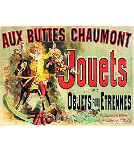 Amazon.com: Artery8 Aux Buttes Chaumont Jouets French Ad Monica's