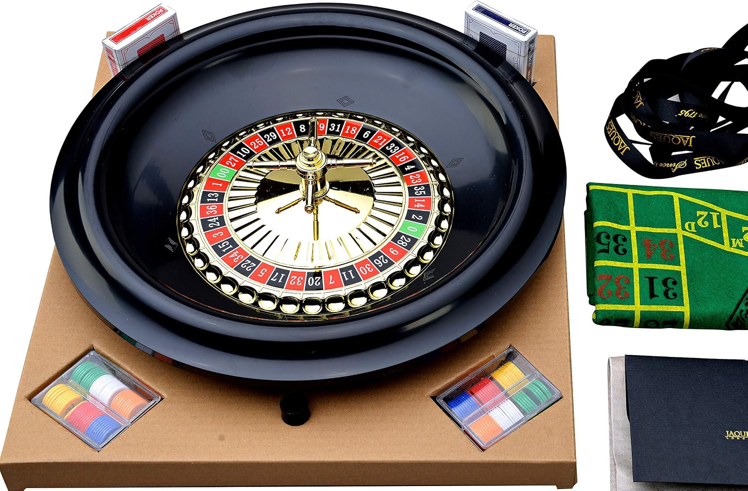 Jaques of London Roulette, Black, 42 cm x 49 cm x 11 cm - Image 5