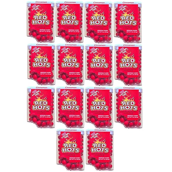RED HOT CINNAMON MINTS STYLE, 1 OUNCE (PACK OF 14)