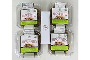 GENERIC Universal Bakery Organic Aussie Bites With Oats, Dried Apricot, Flax Seed, Quinoa, Chia Seed and a complimentary Kokobunch Kit - 4 PACK 40oz Total