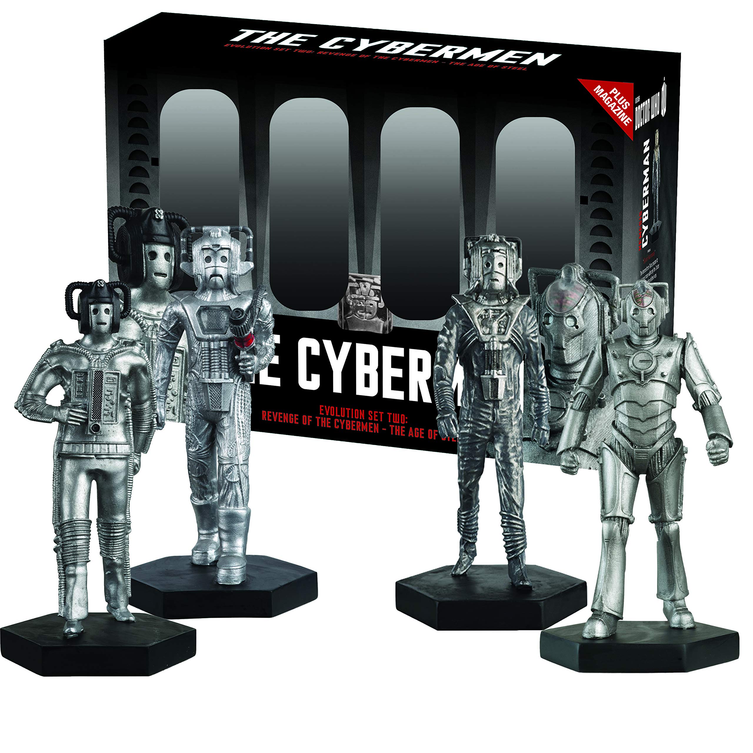 Doctor Who - Evolution Set 2 (Revenge Of the Cybermen) - Doctor Who Figurine Collection by Eaglemoss Collections