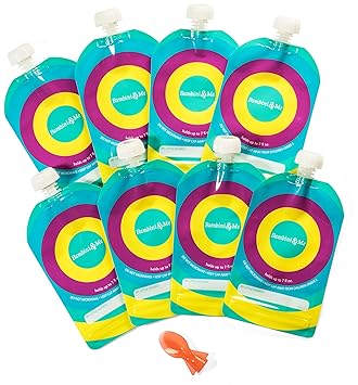 reusable yogurt pouches silicone