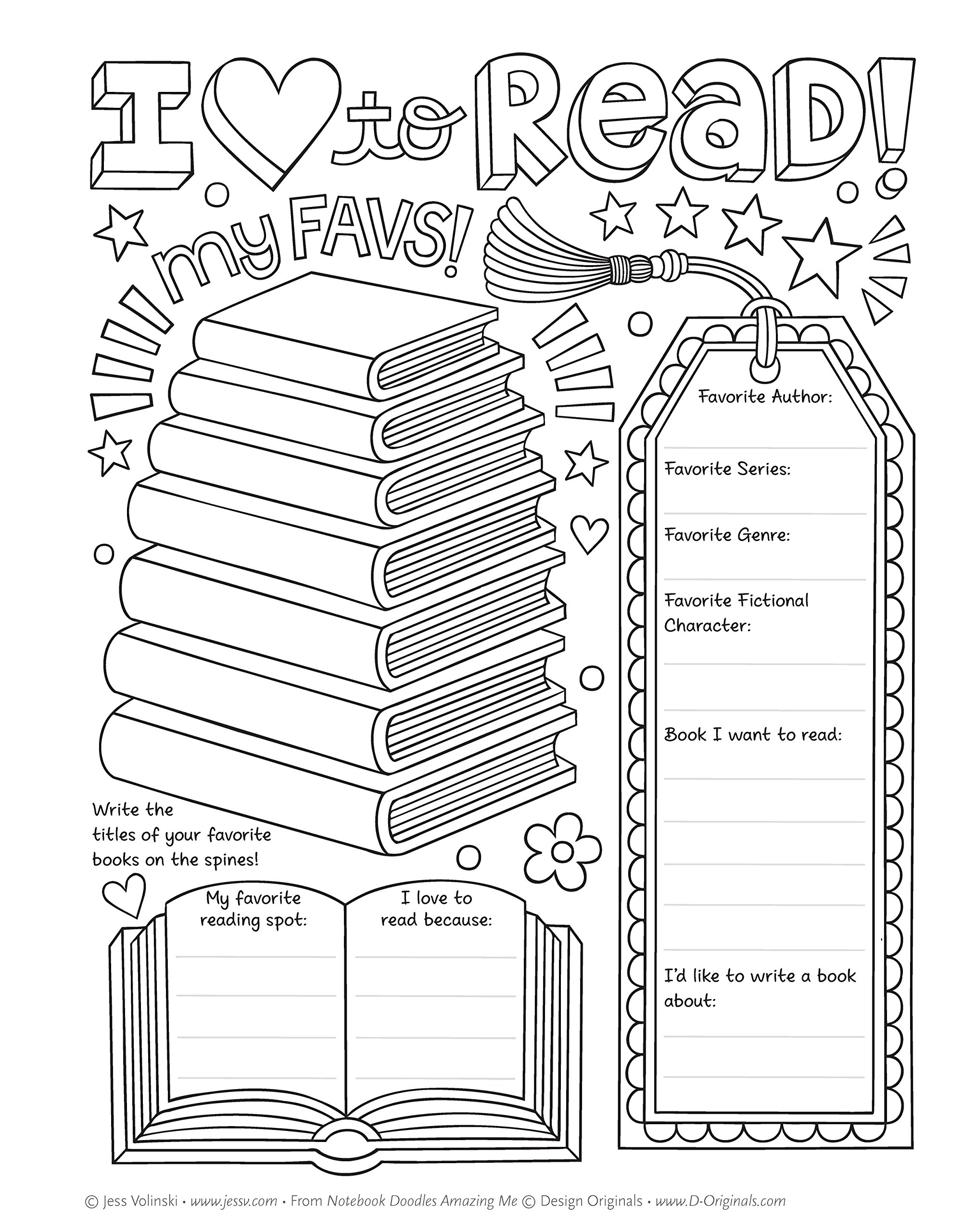 Notebook Doodles Amazing Me!: Coloring & Activity Book (Design Originals) 32 Inspiring Designs; Beginner-Friendly Empowering Art Activities for Tweens, on Extra-Thick Perforated Paper