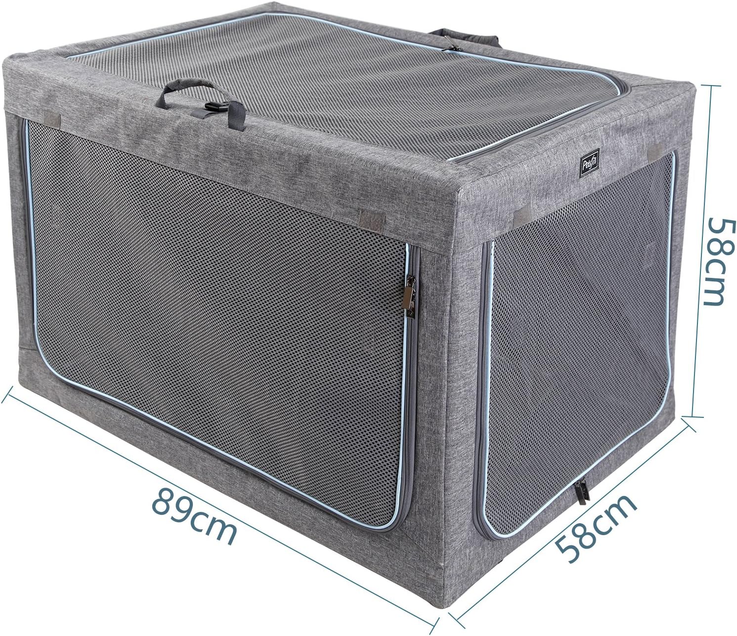 Petsfit Fabric Dog Crate,Portable Extra Large Dog Crate, Soft Dog Cages