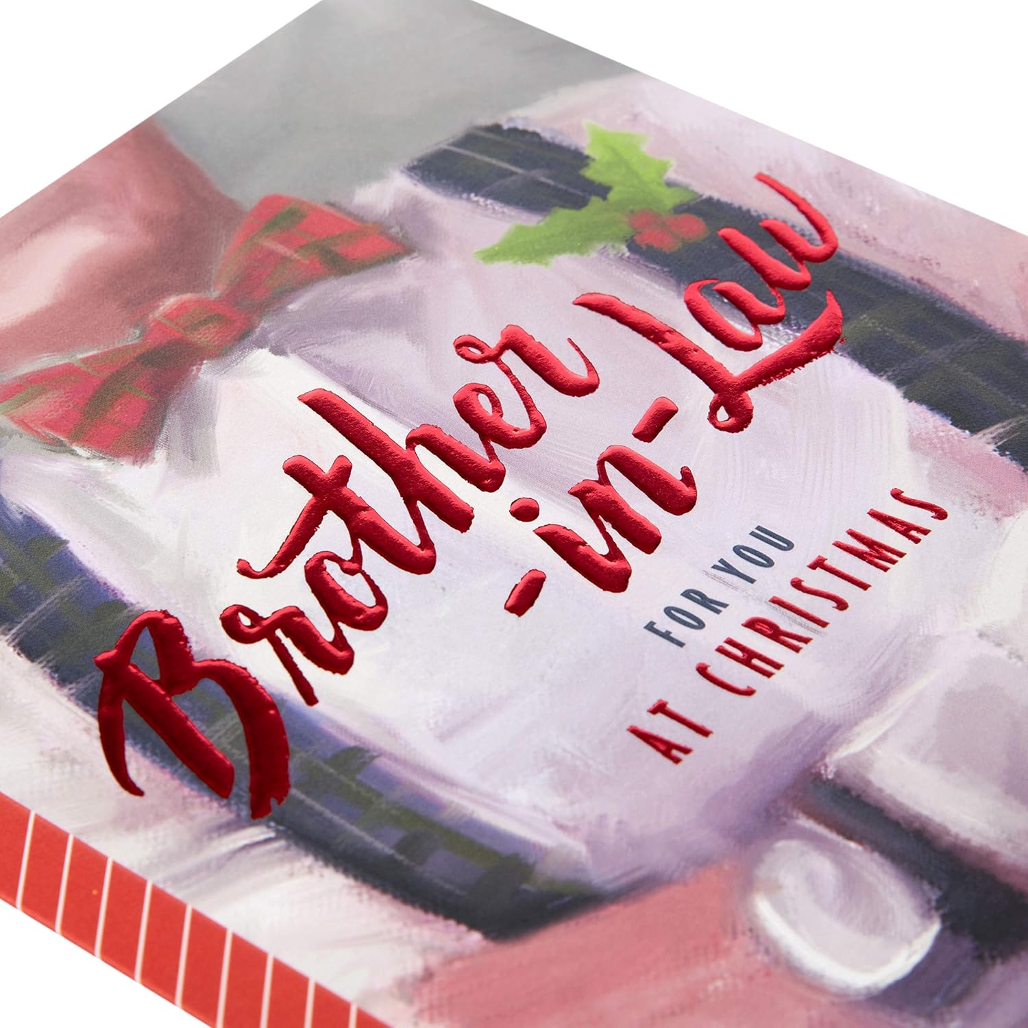 Hallmark 25497919 Brother in Law Medium Christmas Card "Festive Wish" - Image 4
