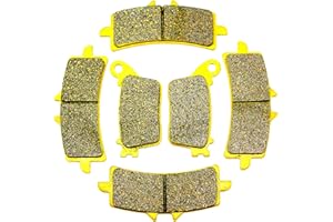Master Chen Front Rear Brake Pads for Suzuki GSXR 600 L 750 L (2011-2021) GSXR 1000 R L2-L6 ABS (Brembo Caliper) 2012 2013 2014 2015 2016 2017 2018 2019 2020 2021 - GSX 1000 Katana 19-21 FA447 FA436 8