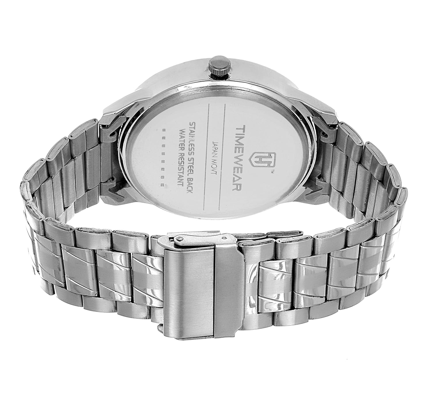 timewear analog blue dial day and date watch for men