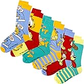 Hyp Garfield and Odie 6-Pack Crew Socks