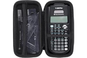 khanka Carrying Case for Texas Instruments TI-30Xa / TI BA II Plus/TI-30XIIS /TI-30XS MultiView/TI-36X Pro Engineering Scientific Calculator, Case Only (Black)