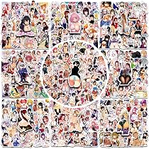 Amazon.com: 500 PCS Anime Sexy Lady Stickers ,Erotic Hentais Water ...