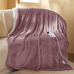 Bedsure Heated Blanket Electric Throw - Soft