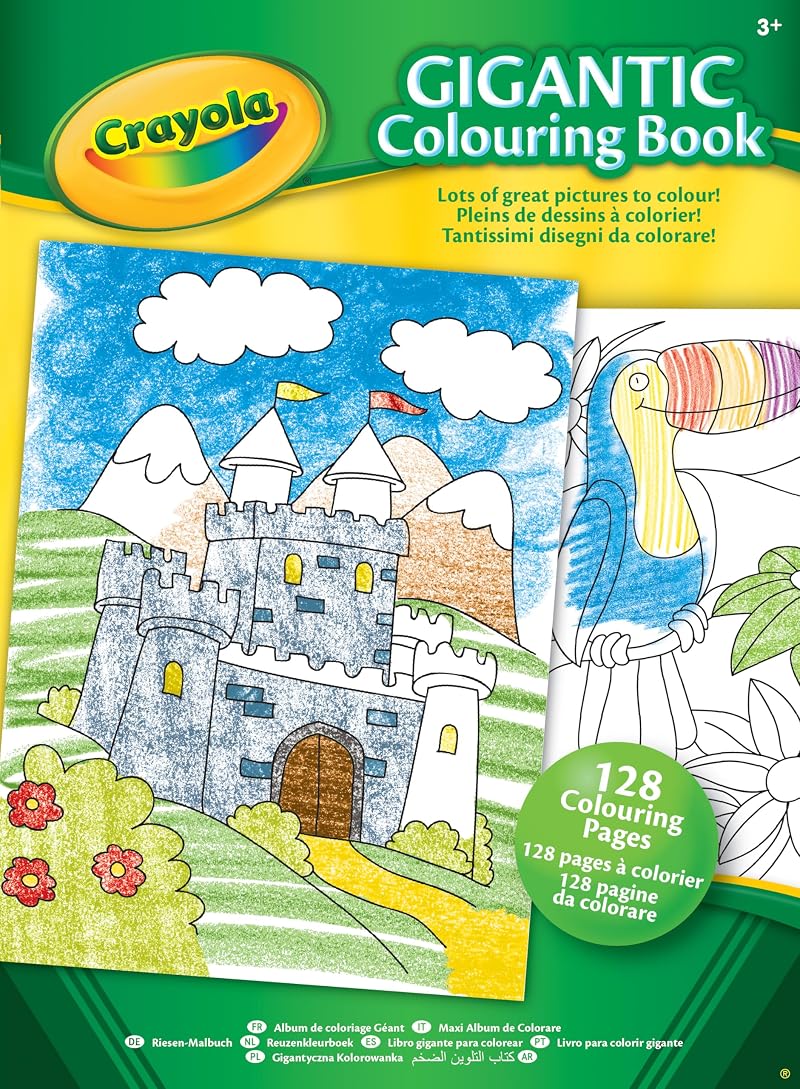 Crayola Gigantic Colouring Book 128 Pages A4 Colouring Fun 3+