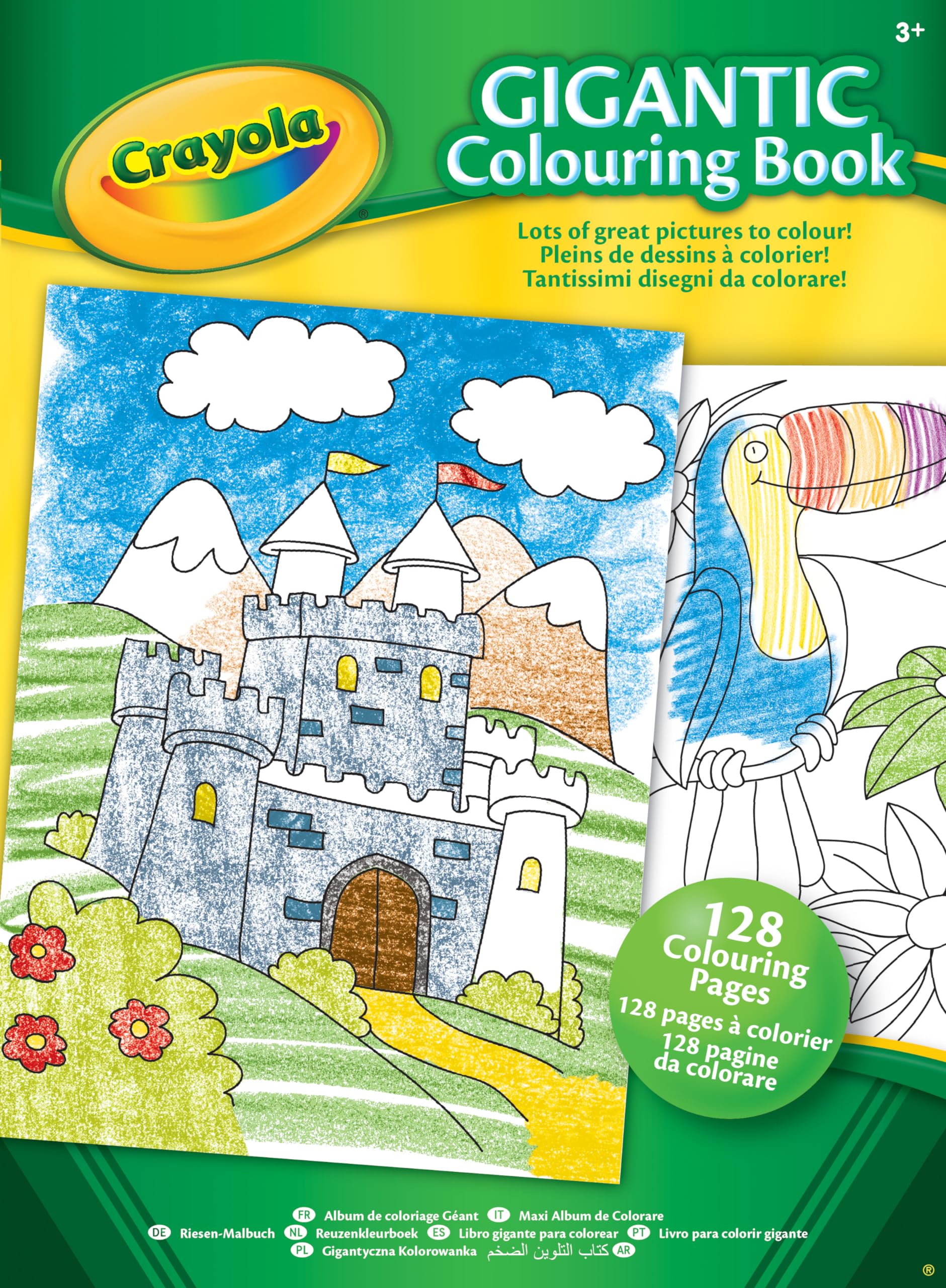 CRAYOLA Gigantic Colouring Book | 128 A4 Pages of Colouring Fun | Ideal for Kids Aged 3+