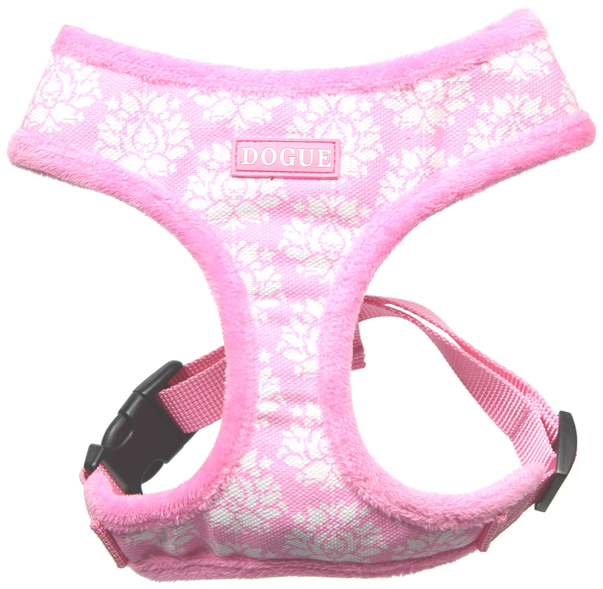 Dogue Fleur Harness, Large, Pink/White
