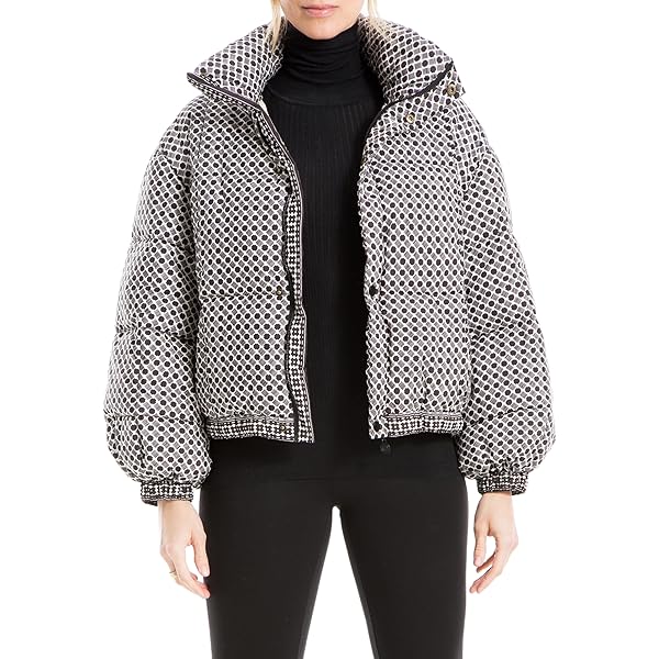 Amazon.com: Max Studio Women's Puffer Jacket, Multicolor