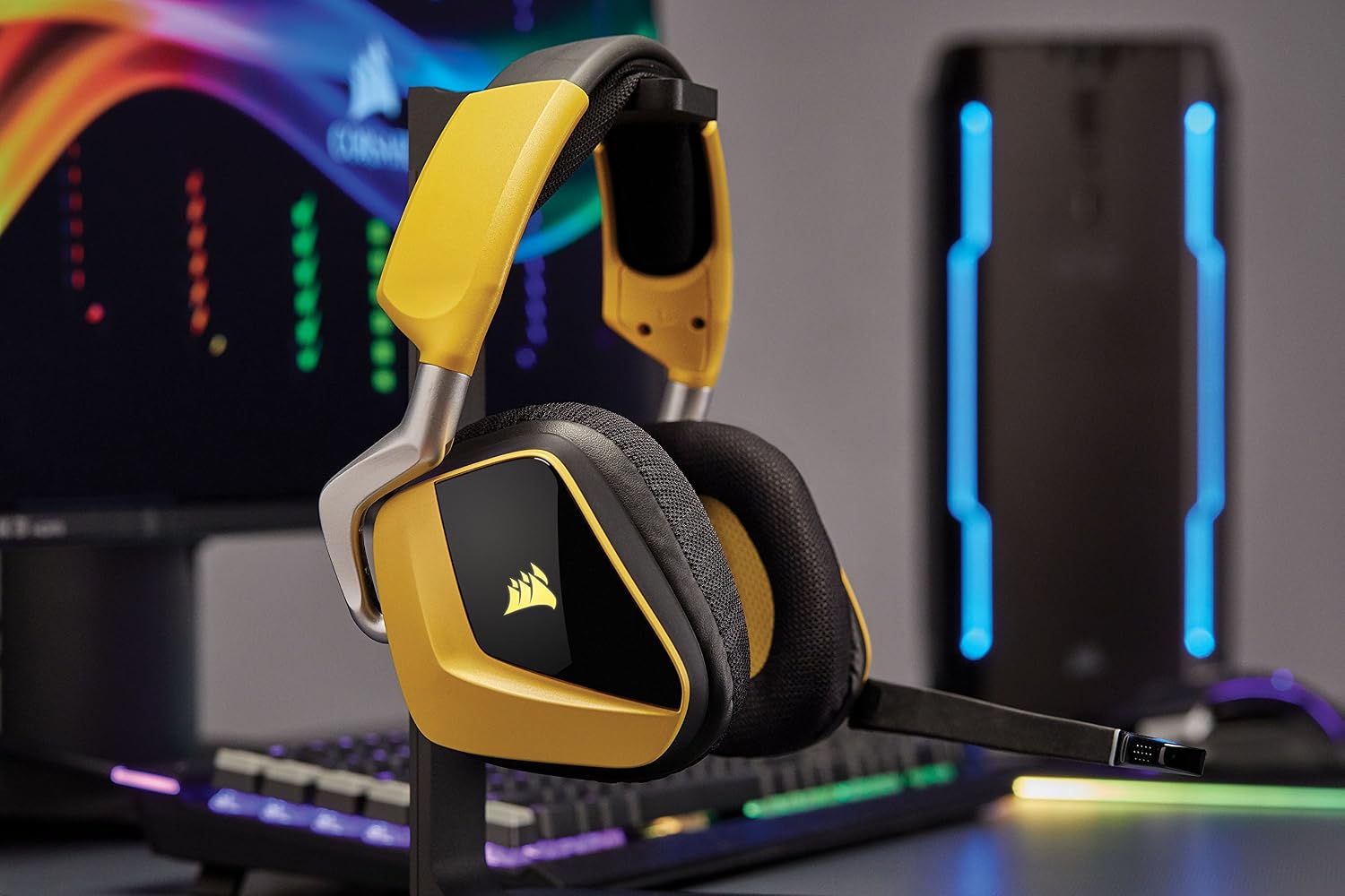 Accessori Giallo Corsair VOID PRO RGB Wireless Cuffie da Gioco per PC  Special Edition senza Fili Dolby 7.1 urban-earth.co.uk