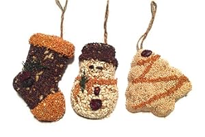 Mr. Bird Christmas Shapes Bird Seed Ornament Treats... (1)