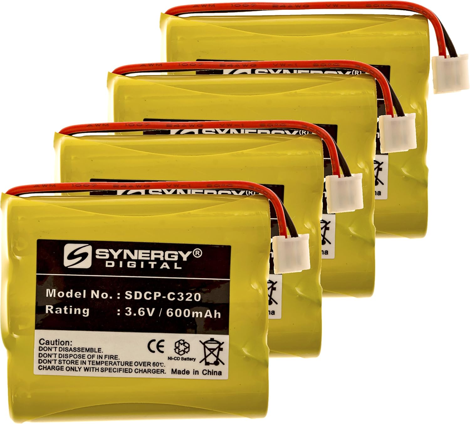 GE 27992GE3 Cordless Phone Battery ComboPack Includes 4 x