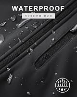 33,000ft Men’s Waterproof Softshell Jacket with Fleece Lining Black L view 3