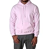 Gildan mens G185 athletic sweatshirts, Light Pink, Small US
