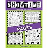 Coloring Broadway - Beetlejuice Inspired Coloring Pages (Set of 4) “It's Showtime” Collection, Broadway Musical Merchandise, Ideal Gift for a Broadway Theater Lover