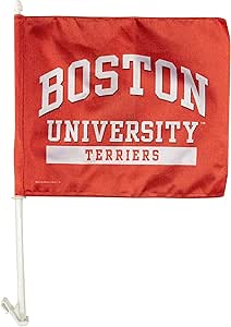 Amazon.com : NCAA Boston University Car Flag : Outdoor Flags : Sports ...