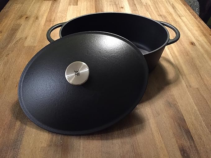 WMF Roasting Pan Cast Iron, Stainless Steel, 38.5 x 28 x 13.3 cm