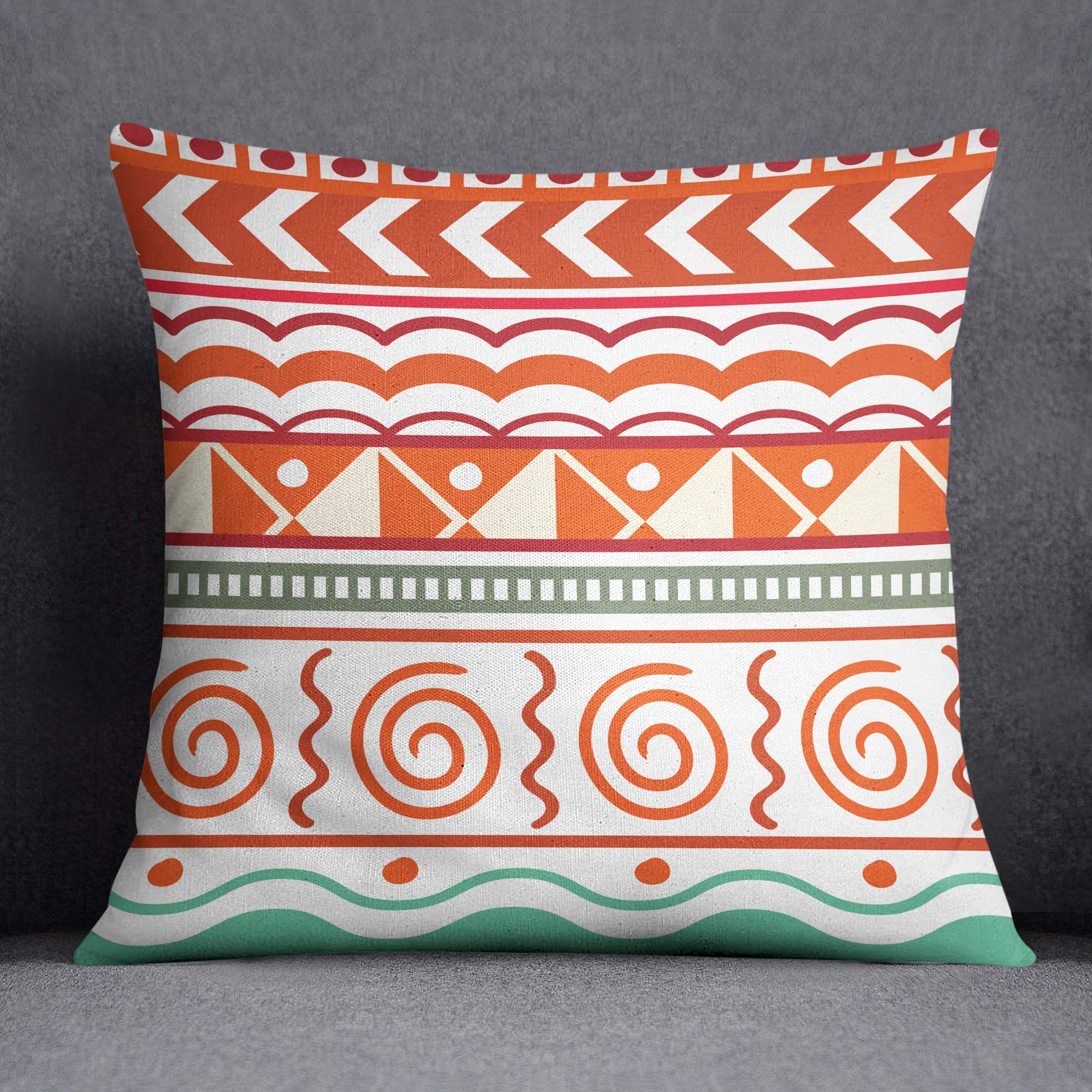 Questo Casa Decorative Pillow Case Cushion Cover Home Decor Sofa Cafe Size 45x45cm - Designed and Made in Turkey